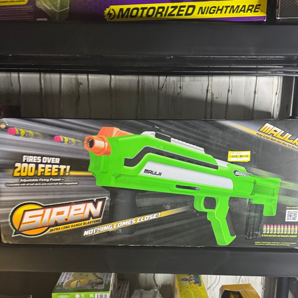 Alia Siren Blaster in Green and Orange